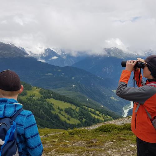 Viel Interessantes konnten wir mit dem Fernglas entdecken.